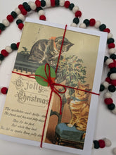 Load image into Gallery viewer, STH Christmas Cards Pack of 8, Early 20th-Century Christmas Cards from Craven Museum