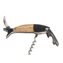 Load image into Gallery viewer, Fish shaped corkscrew in a tin