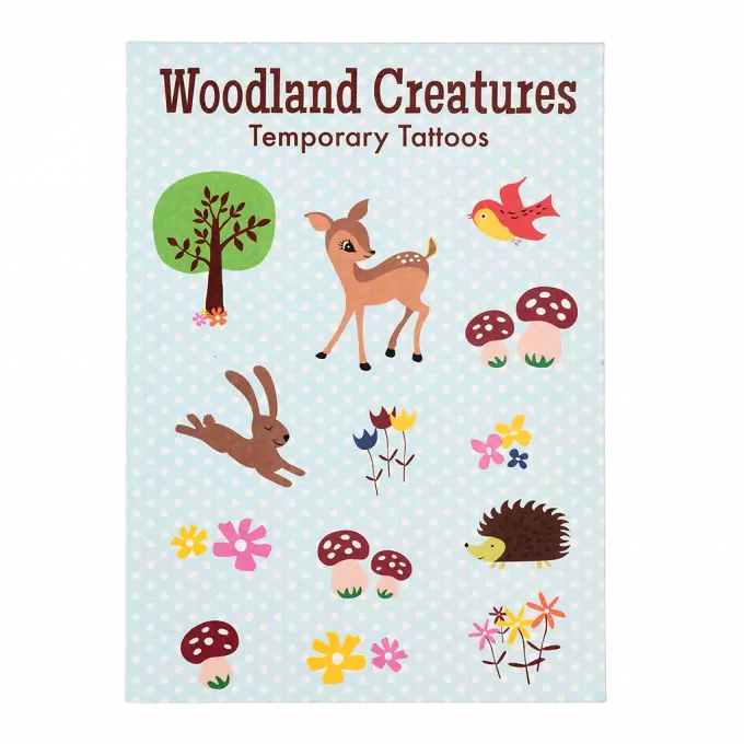 Temporary Tattoos Woodland Creatures