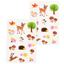 Load image into Gallery viewer, Temporary Tattoos Woodland Creatures
