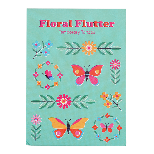 Temporary Tattoos Floral Flutter