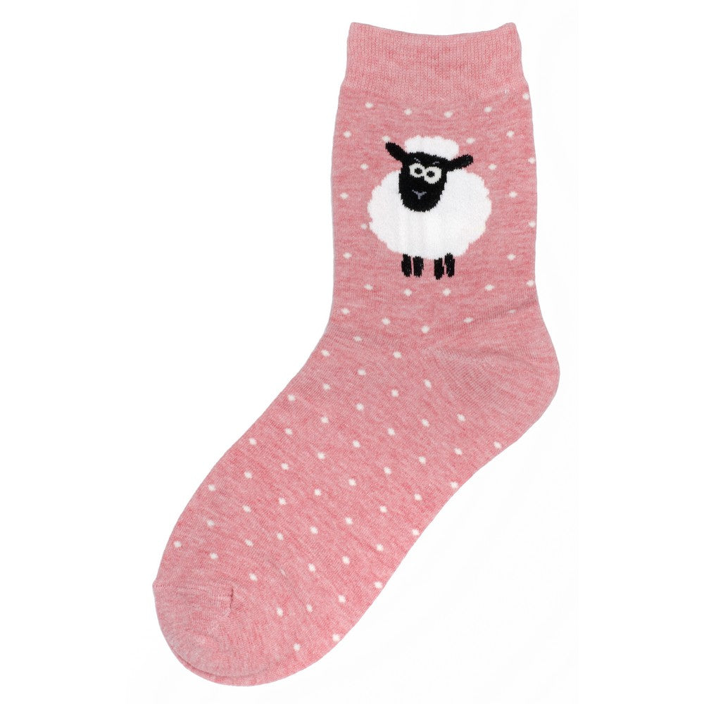 Sheepish Pink Socks