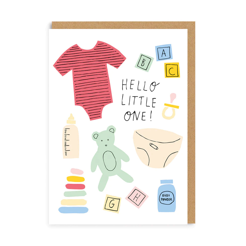 Hello Little One Greetings Card