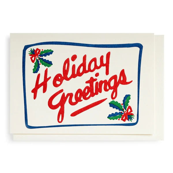 Holiday greetings pack of 5