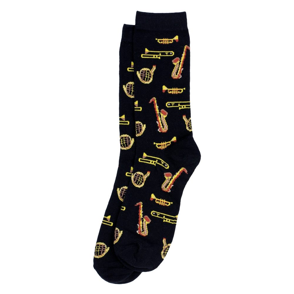 Brass Instruments Black Socks