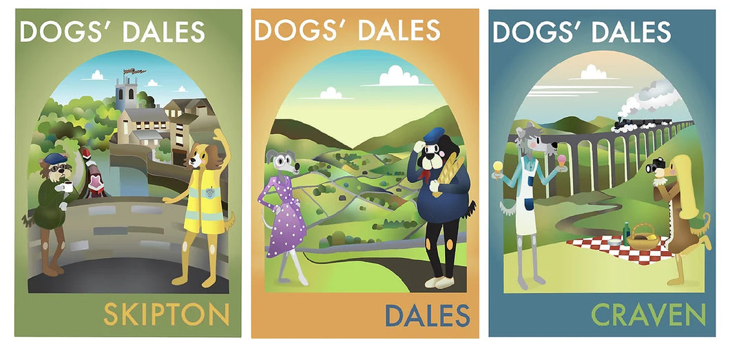 Dogs Dale Postcard