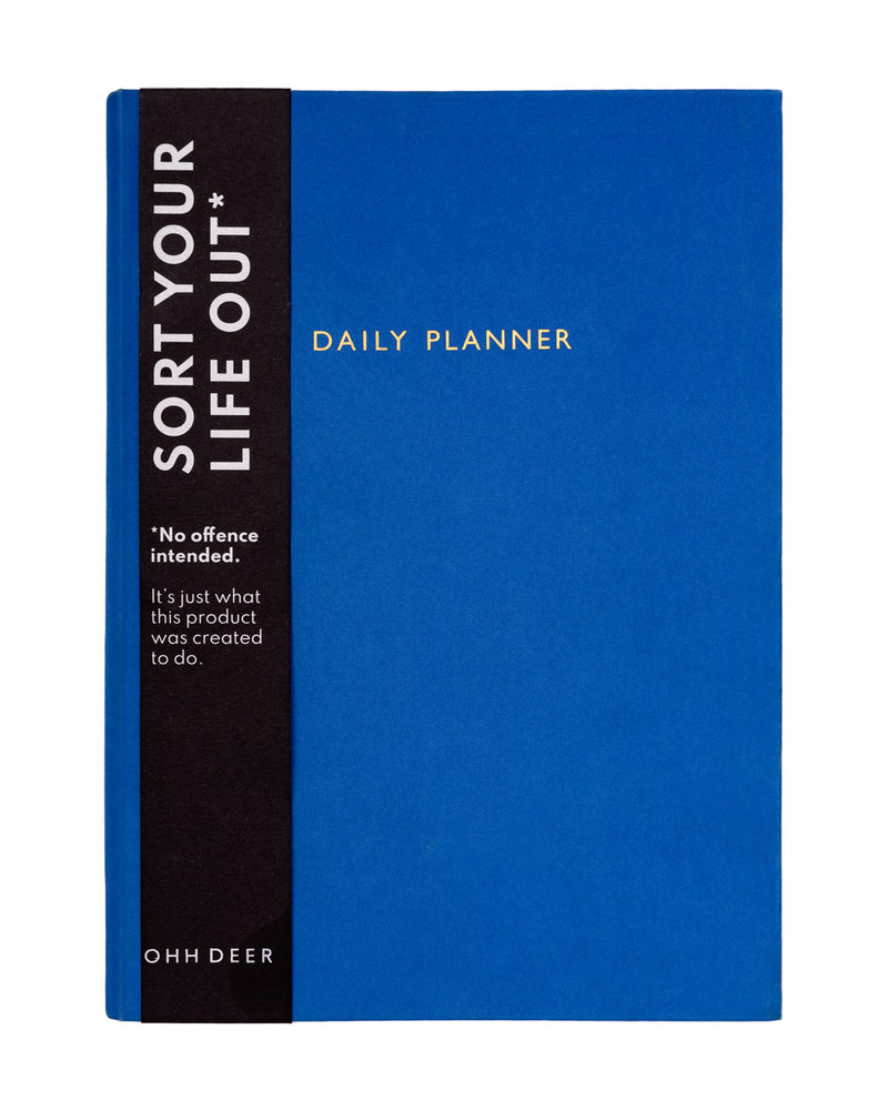Daily Planner Dark Blue