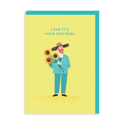 I Ear It's Your Birthday - Van Gogh Birthday Card