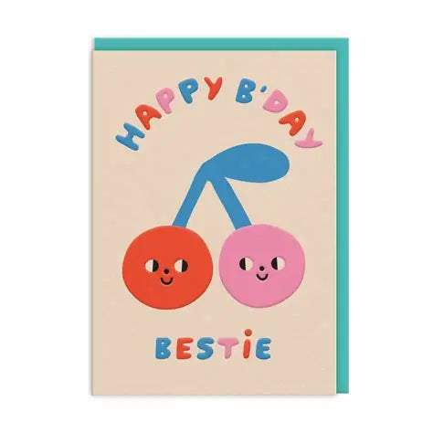 Happy B'Day Bestie Cherries