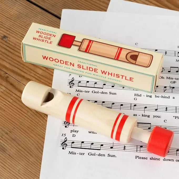 Traditional Wooden Slide Whistle