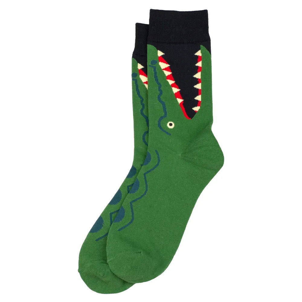 Snappy Crocodile Socks