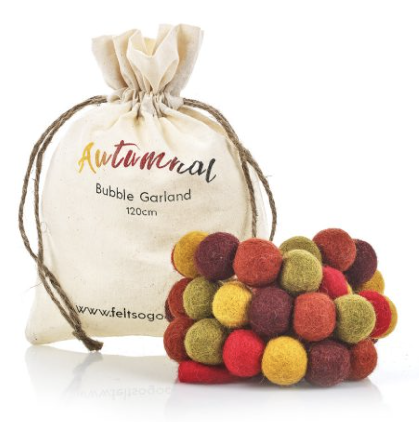 Autumnal Bubble Garland