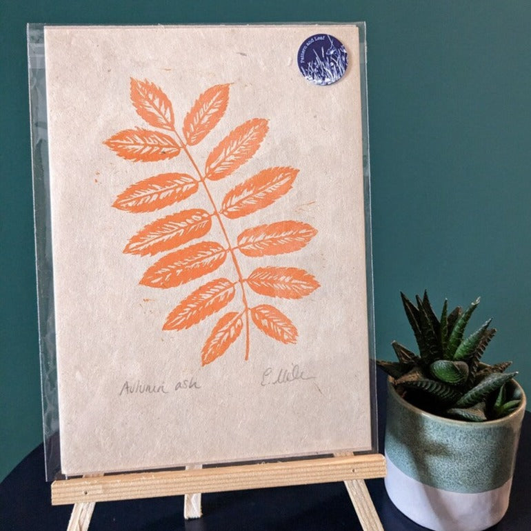 Autumn Ash A5 Print - Orange