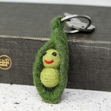 Load image into Gallery viewer, Peas In A Pod Friendship Keyrings
