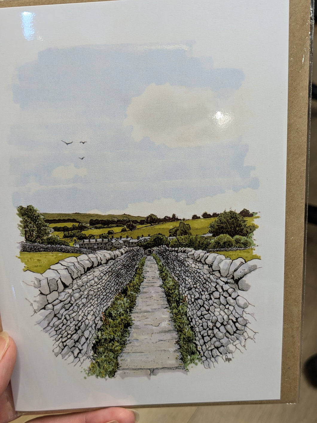 Snake Path Grassington Card