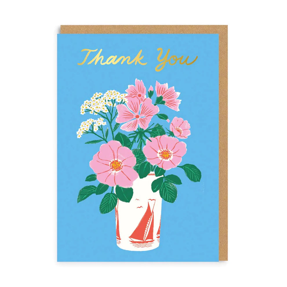 Thank You Floral Vase