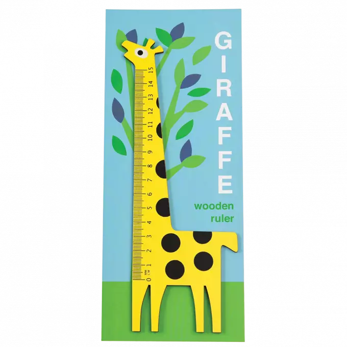 Animal Wooden Ruler