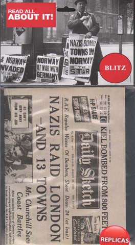 London Blitz Newspaper Replica