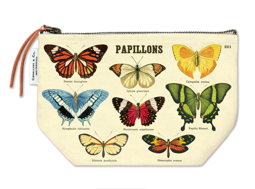 Pouch Large Papillons Vintage
