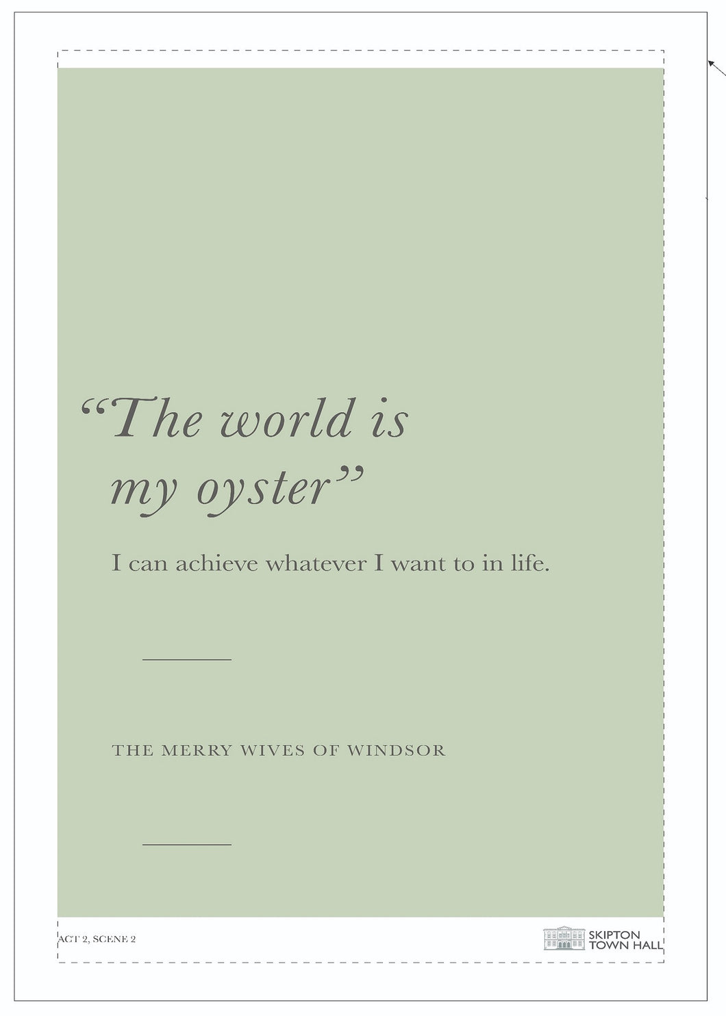 The World is My Oyster
