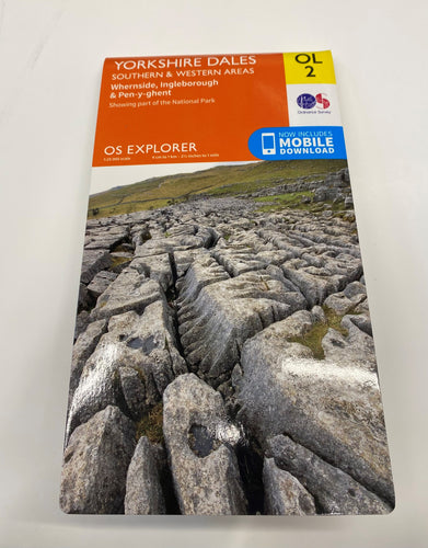 OS EXP OL 02 Yorkshire Dales - S And W Areas